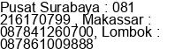 Mobile number of Mrs. Yessy dan Ibu Yelly, Ibu Fanny at Mataram NTB, Makassar Sulsel, Surabaya